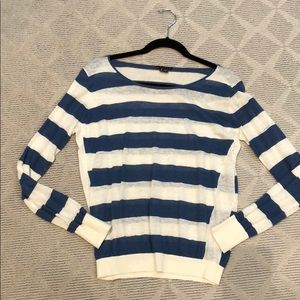 Theory strip lightweight sweater